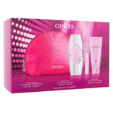Guess Pink 4PC with Pouch Gift Set EDP Feminino 75ml