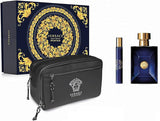 Versace Dylan Blue 3PC with Pouch Gift Set EDT Masculino 100ml